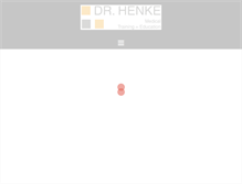 Tablet Screenshot of drhenke.de